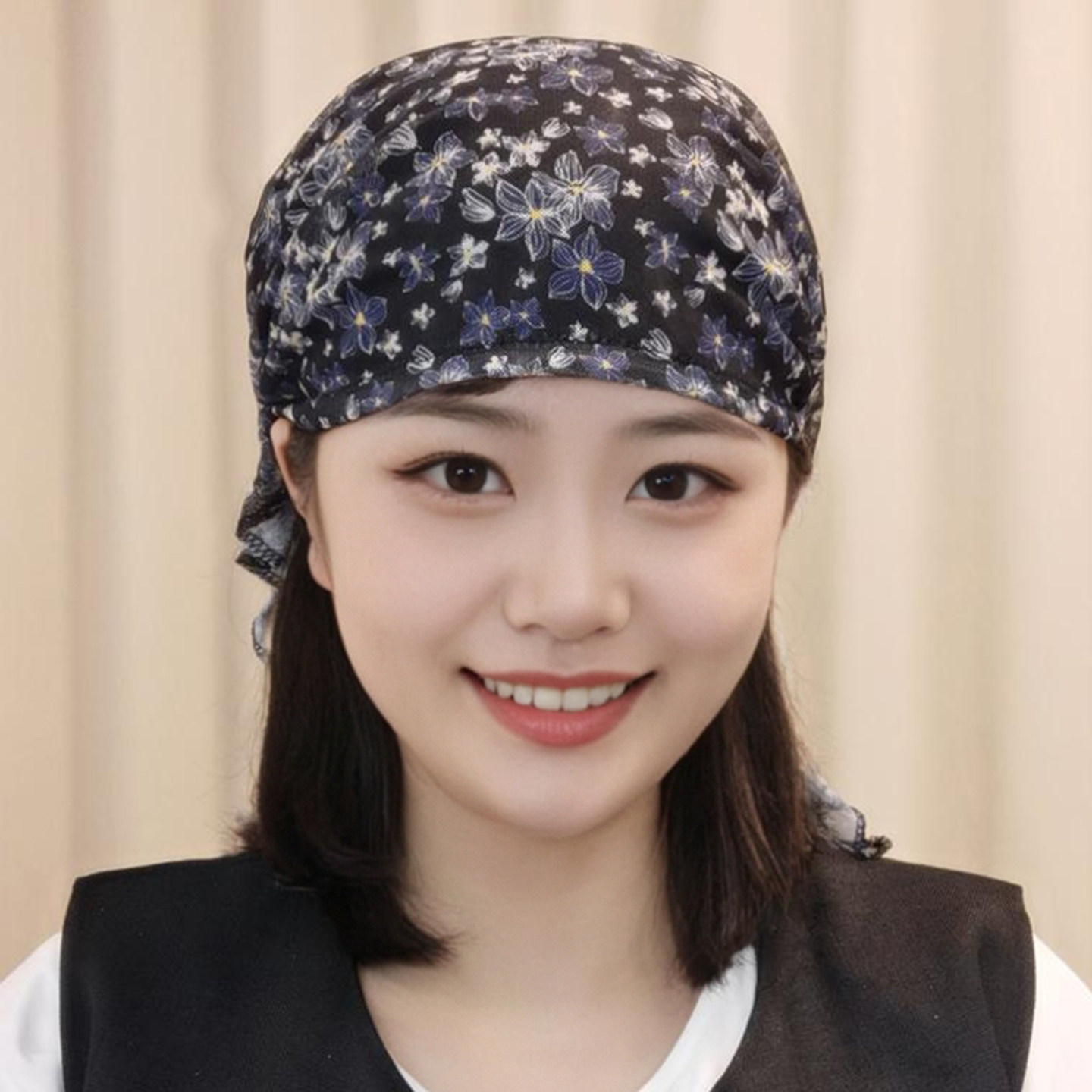 春夏薄款包头巾女帽子女2026新款高级感洋气时尚遮白发头饰包头帽