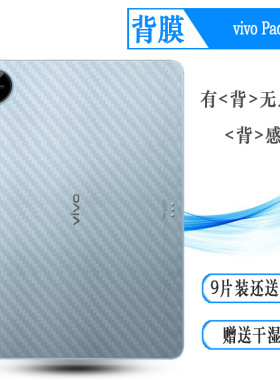 适用vivo Pad 5轻薄平板软性背面膜Wifi/WLAN/PA2553磨砂后膜半隐形防刮花不沾指纹顺滑护盖贴纸贴合机身电竞