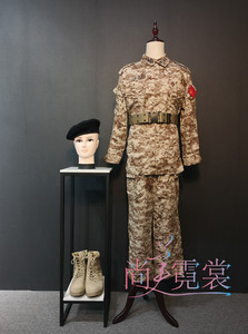 特种兵迷彩服套装男特种兵军装迷彩作训服耐磨工作服北京租赁定制