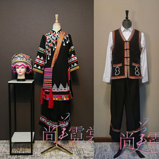 云南少数民族服装怒族拉祜族布朗族五十六个民族服装北京定做出租