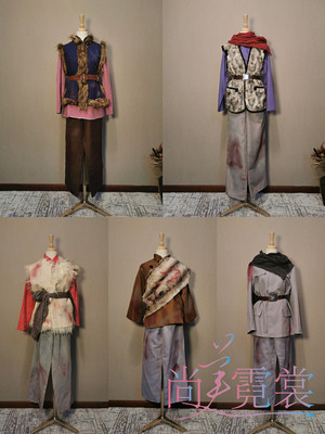 租女民兵革命战士村姑话剧演出服