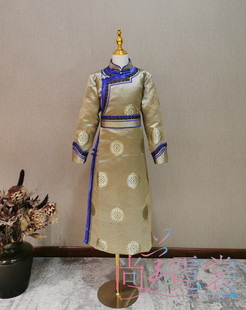 《北京出租》蒙古袍儿童演出服少数民族舞蹈服男童女童哈布尔服饰
