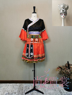 女少数民族服装云南苗族高山族侗族土家族舞蹈演出服北京出租租赁