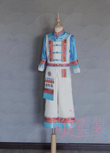 出租三月三苗族壮族白族男童少数民族服饰儿童舞蹈演出服北京店