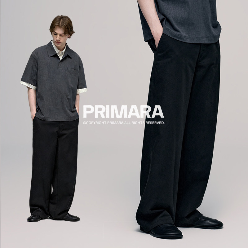 PRIMARA 四季裤第一代莱赛尔天丝棉直筒宽松休闲长裤男2026年春款,男装,休闲裤,淘宝优惠券,粉丝福利购,淘宝优惠卷