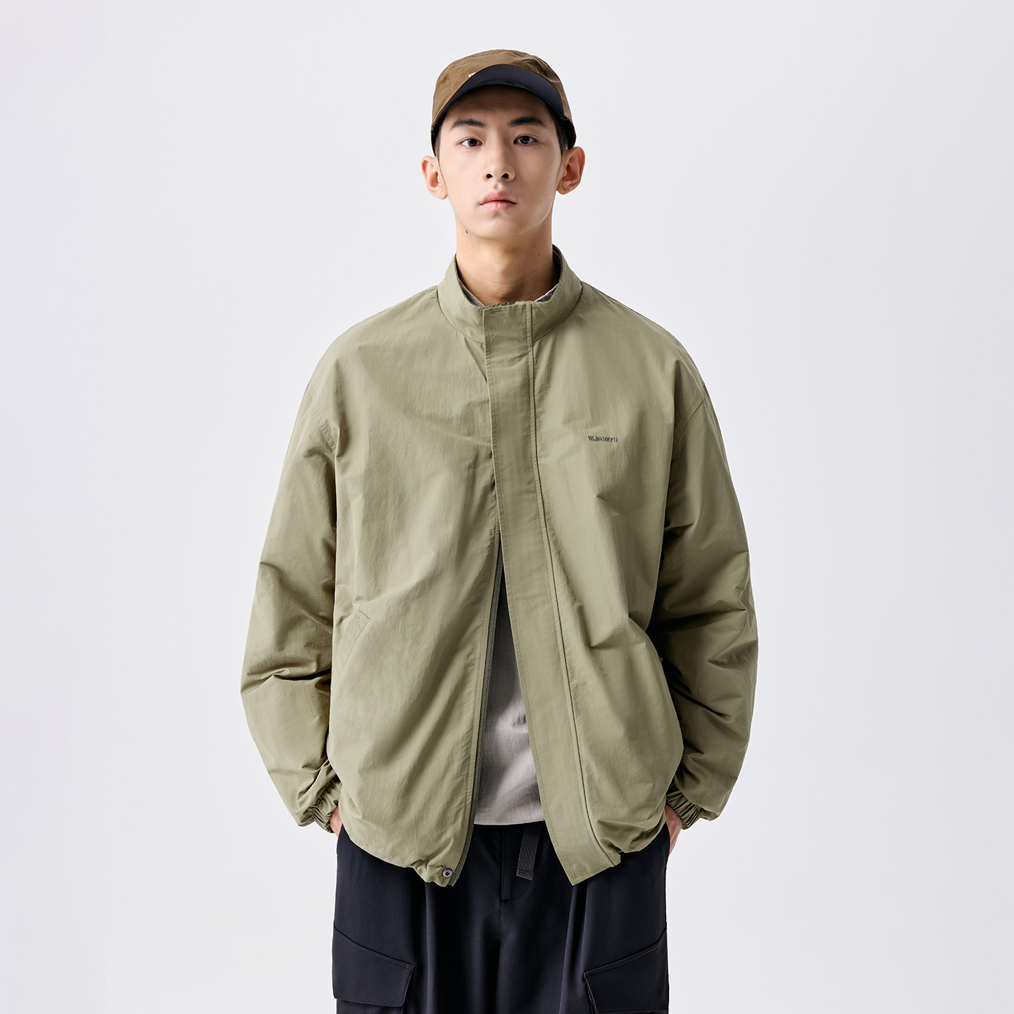 BENPANDA 秋冬双面穿夹克摇粒绒外套logo刺绣防风保暖男新款上衣