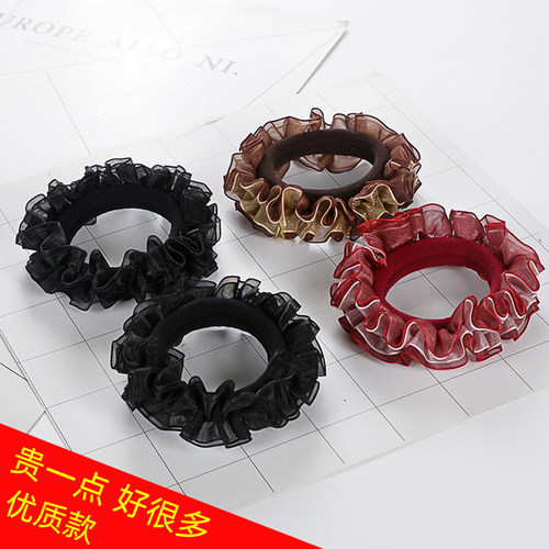 优质款大圈花边宽皮筋高弹耐用
