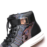 潮新款风男士板鞋真皮潮流百搭高帮鞋保太和A1082009P140，男鞋休闲鞋，星座917（原B382）