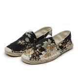 新款印花料布鞋牛筋底懒人套脚鞋透气平底鞋保太和A108M13P45，男鞋帆布鞋，电商B360