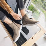 新款男复古靴子真皮休闲鞋中帮马丁靴，男鞋马丁靴，星座917（原B382）