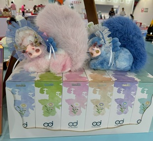 欧嘀兔兔龙一鹿生花系列二代大娃三代炫彩水晶幻想生物400%盲盒