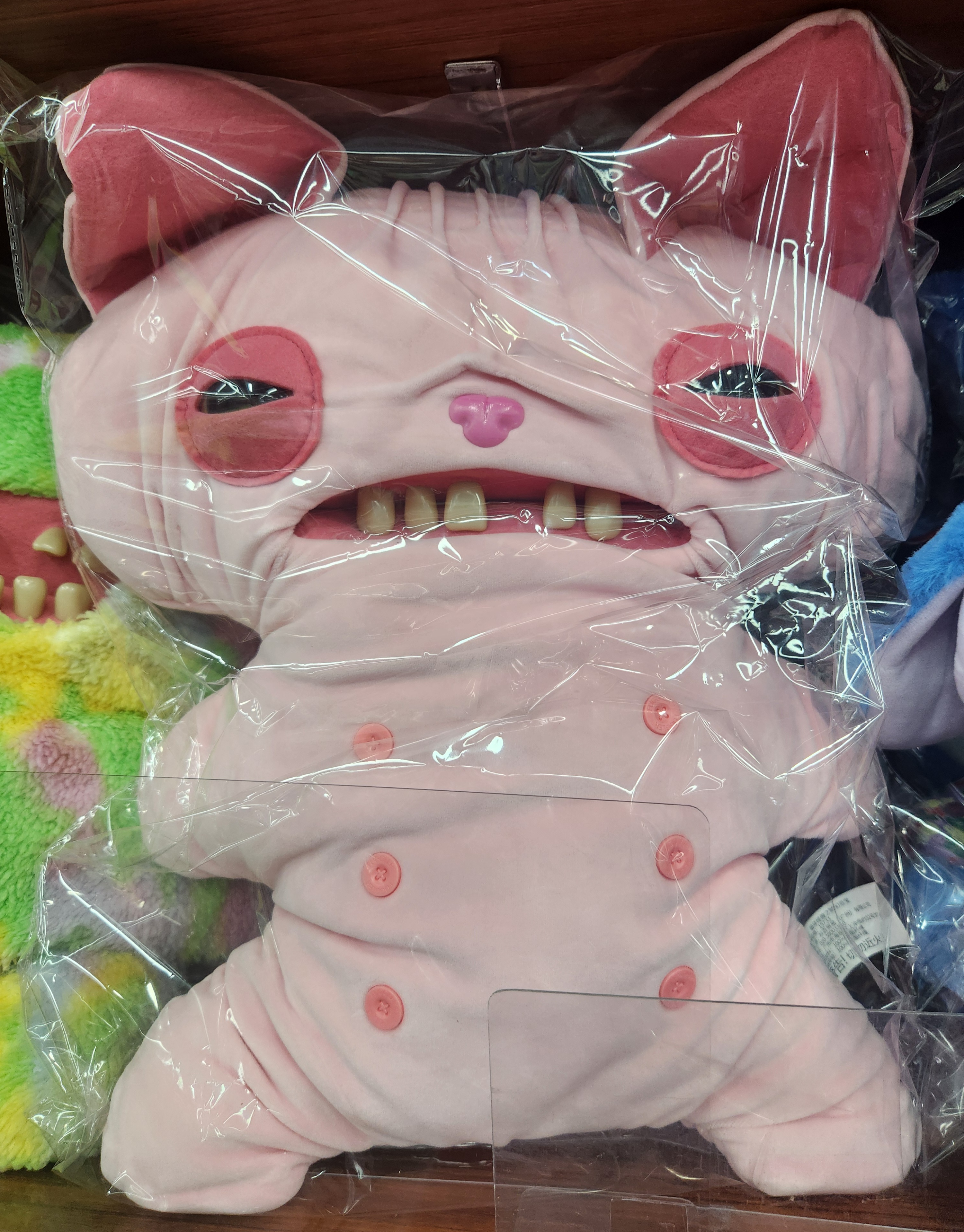 Fuggler节日圣诞系列牙怪梦幻巨宝驯鹿怪丑萌毛绒公仔挂件钥匙扣