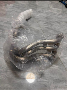 张雪500RR原厂直通钛合金竞技排气全段，正品 全新未装车