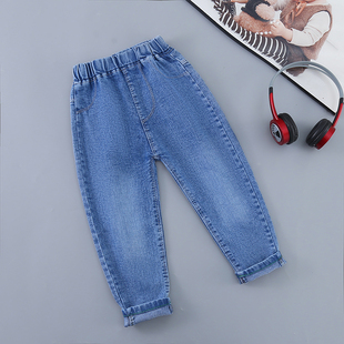 春装 新款 童装 宝宝裤 小童休闲裤 长裤 男女童哪吒牛仔单裤 子儿童春季