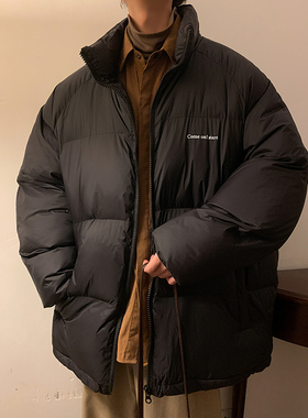 早起工作室MF十九岁第四天男装秋情侣款加厚羽绒服冬季羽绒衣外套