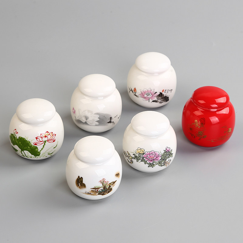 新款创意陶瓷迷你蜂蜜膏药容器类图片