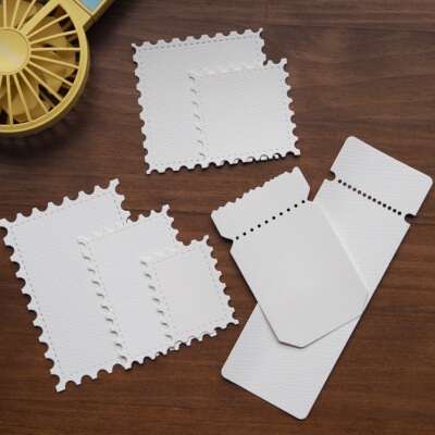 【持续新】空白邮票水彩纸创意异形多种规格可选水彩邮票相框票根