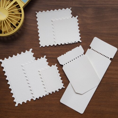 【持续新】空白邮票水彩纸创意异形多种规格可选水彩邮票相框票根