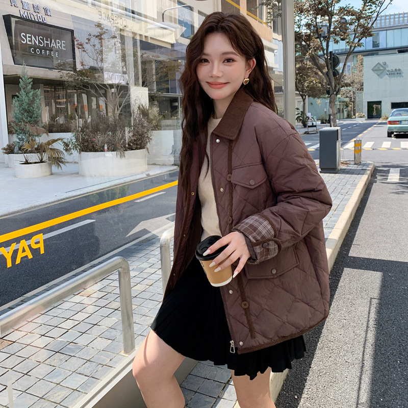 大码女轻薄羽绒服胖mm冬宽松200斤小个子洋气减龄胖妹妹羽绒外套