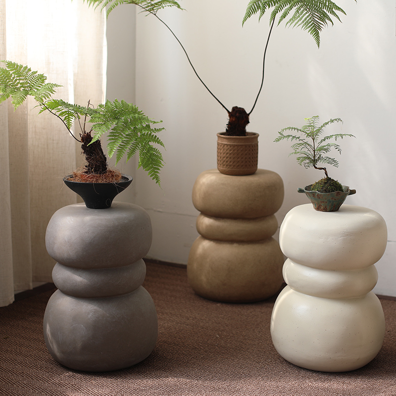 圆凳坐凳创意艺术花架摆设陈列