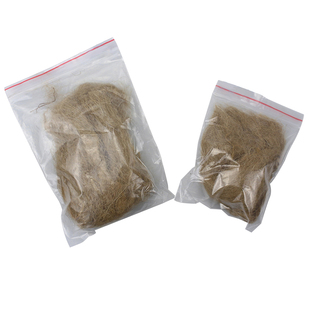 户外野营麻丝生火工具引火物易燃天然黄麻丝 助燃物
