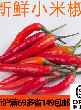 新鲜辣椒小米椒朝天椒100g Hot pepper  辣味足 江浙沪满69包邮