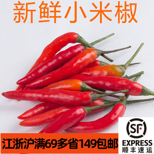 Hot 包邮 pepper 江浙沪满69 辣味足 新鲜辣椒小米椒朝天椒100g