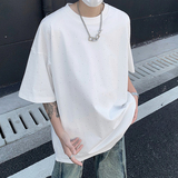 240克重磅烫钻满天星短袖T恤男半袖宽松休闲上衣B289-H86046-P68，男装T恤，电商B289