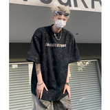 夏季小众细闪设计感垫肩短袖T恤金属印花点缀半袖B289-H86089-P60，男装T恤，电商B289