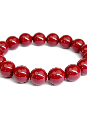 朱砂手串女款手链本命年单圈护身转运珠情侣手串男款礼物百搭