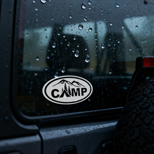 CAMP标越野房车旅行瓦罐车贴纸