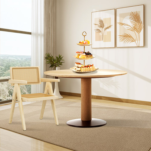 Y椅之家原木白蜡木经典实木餐椅