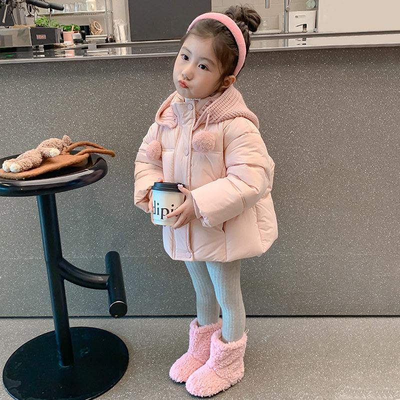 女童棉服冬季新款洋气儿童棉衣韩版公主风加厚冬装棉袄外套棉袄子