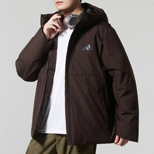 阿迪达斯羽绒服男装2025新冬季运动服保暖羽绒外套KQ5504 KQ5503