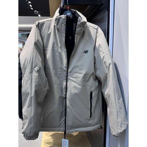 New Balance男子立领保暖羽绒服冬季双面穿防风运动外套AMJ44301