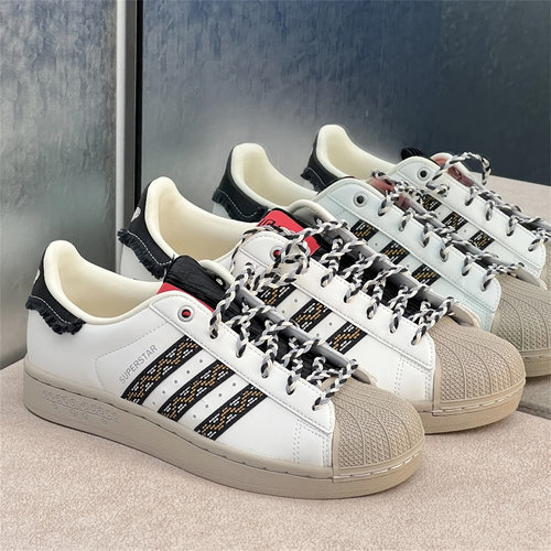 阿迪达斯三叶草男女鞋复古二代贝壳头休闲板鞋 JQ8722 JQ8729