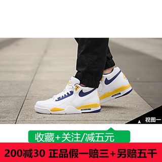 NIKE耐克男鞋2023新款气垫AJ4兄弟款实战运动鞋篮球鞋BQ4212-102