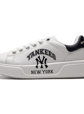 MLB/小白板鞋男鞋女鞋耐磨运动鞋情侣厚底休闲鞋3ASXCCV3N-50BKS