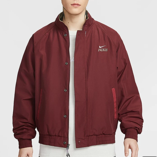 Nike/耐克男子外套马年新年款红色摇粒绒梭织运动夹克IQ3705-613