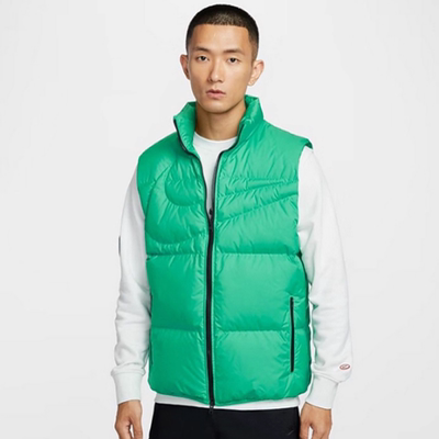 Nike耐克男羽绒服马甲THERMA-FIT拒水宽立领外套夹克IH2369-324