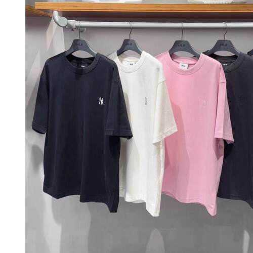 MLB国内专柜正品26春款男女情侣运动休闲简约短袖T恤3ATSB0263