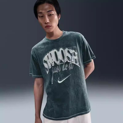 Nike耐克男子T恤Sportswear秋季新款棉质休闲针织短袖HQ9261-390