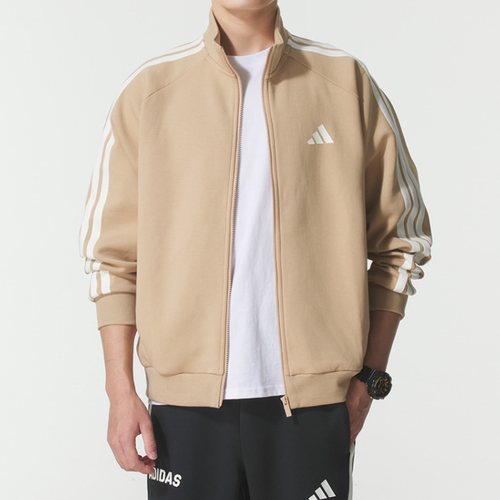 阿迪达斯正品新款男运动健身宽松舒适休闲针织夹克KC2847/KR8389