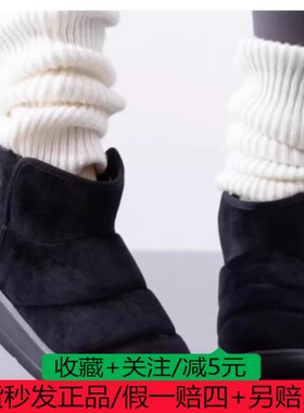 MLB正品冬季新男女中帮加绒保暖户外百搭运动休闲棉鞋3AWBBCB46