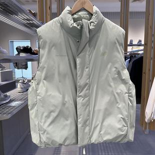 男子立领羽绒马甲25秋冬宽松保暖外套AMV53624 Grey New Balance