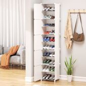 简易组装 鞋 柜家用门口大容量玄关柜收纳楼梯超薄多层实木特价 架