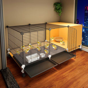 纳晶晶鸡笼子家用室内大号自动清粪铁丝网阳台养鸡鸭鹅笼养殖笼子