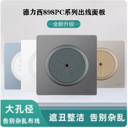 境尚系列穿线面板护线圈盖板