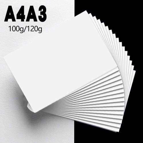 加厚A4纸120克100克打印复印纸A3/100g加厚合同标书纸绘画