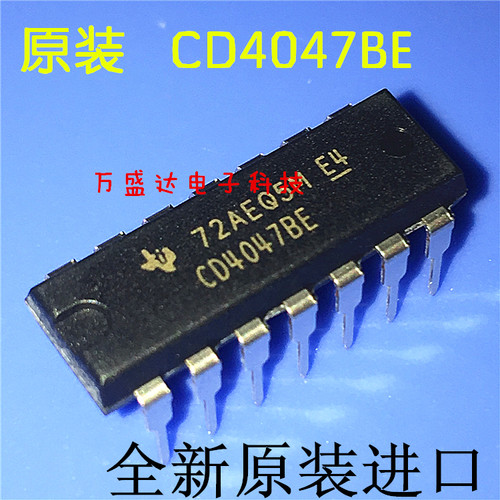 CD4047BE CD4047 DIP-14 逻辑-多频振荡器 原装进口 可直拍